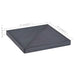 Placă de greutate umbrelă, negru, granit, 15 kg, pătrat - WALTI WALTI