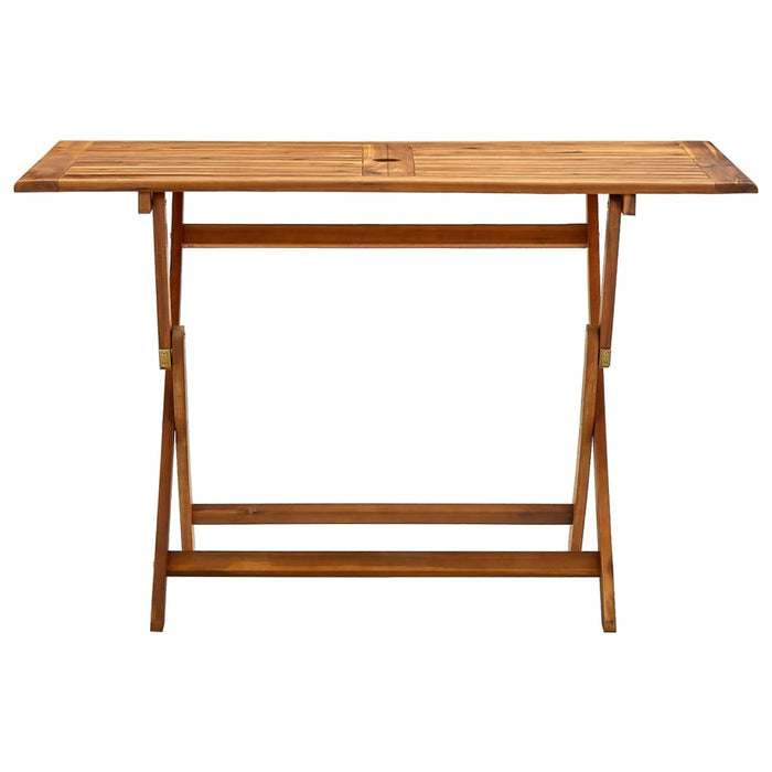 Masă de grădină pliabilă, 120x70x75 cm, lemn masiv de acacia - WALTI WALTI