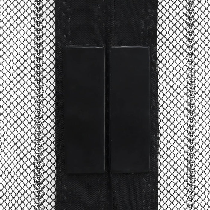 Perdele de ușă anti-insecte cu magnet, 2 buc., negru 230x160 cm - WALTI WALTI
