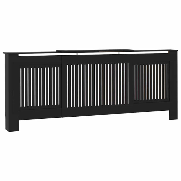 Mască pentru calorifer, negru, 205 cm, lemn prelucrat WALTI