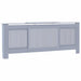 Mască pentru calorifer, gri, 205 cm, MDF - WALTI WALTI