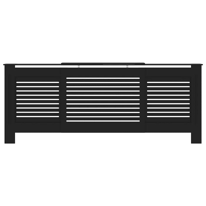 Mască pentru calorifer, negru, 205 cm, MDF - WALTI WALTI