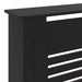 Mască pentru calorifer, negru, 205 cm, MDF - WALTI WALTI