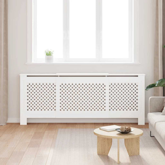 Mască pentru calorifer, alb, 205 cm, MDF - WALTI WALTI