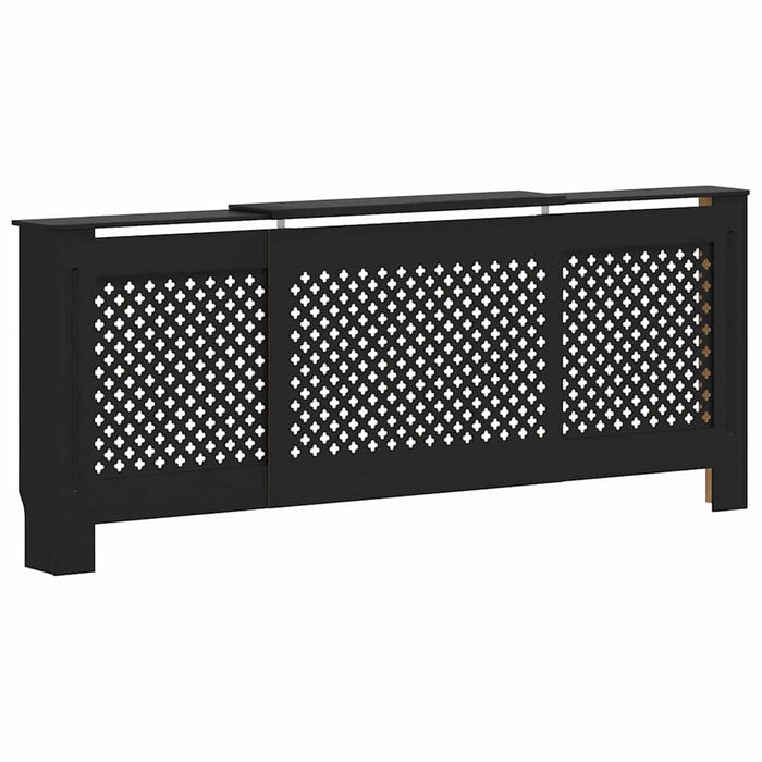 Mască pentru calorifer, negru, 205 cm, MDF - WALTI WALTI