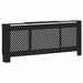 Mască pentru calorifer, negru, 205 cm, MDF - WALTI WALTI