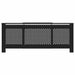 Mască pentru calorifer, negru, 205 cm, MDF - WALTI WALTI