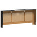 Mască pentru calorifer, negru, 205 cm, MDF - WALTI WALTI