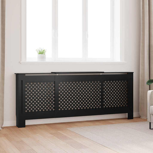 Mască pentru calorifer, negru, 205 cm, MDF - WALTI WALTI