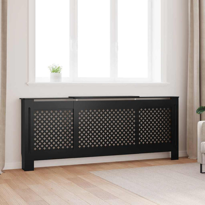 Mască pentru calorifer, negru, 205 cm, MDF - WALTI WALTI