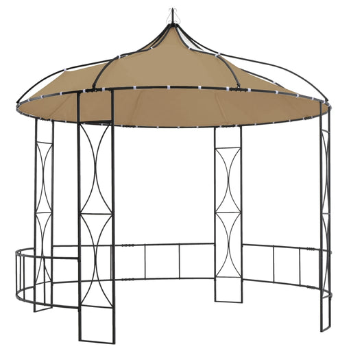 Foișor, gri taupe, 300 x 290 cm, rotund - WALTI WALTI