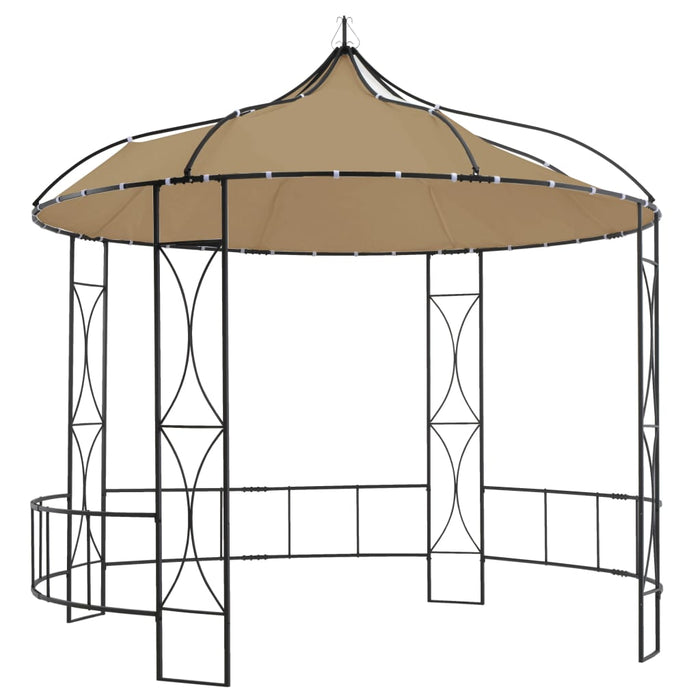 Foișor, gri taupe, 300 x 290 cm, rotund WALTI