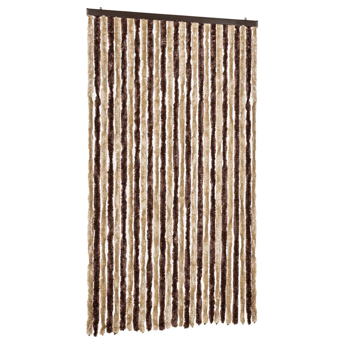 Perdea insecte, bej și maro deschis, 118 x 220 cm, chenille - WALTI WALTI