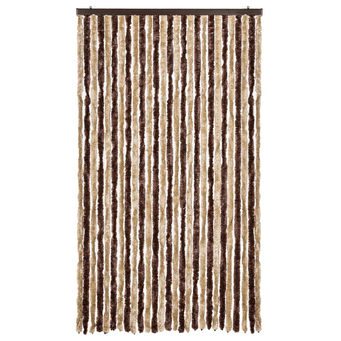 Perdea insecte, bej și maro deschis, 118 x 220 cm, chenille - WALTI WALTI