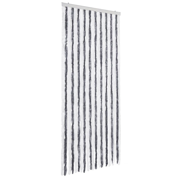 Perdea pentru insecte, gri și alb, 90 x 200 cm, chenille - WALTI WALTI