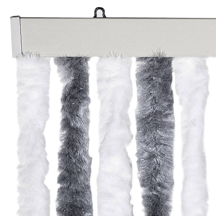 Perdea pentru insecte, gri și alb, 90 x 200 cm, chenille - WALTI WALTI