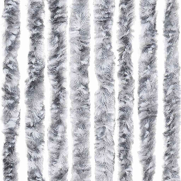 Perdea de insecte, alb și gri, 56x200 cm, chenille - WALTI WALTI
