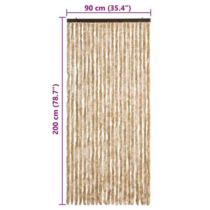 Perdea pentru insecte, bej, 90x200 cm, chenille - WALTI WALTI