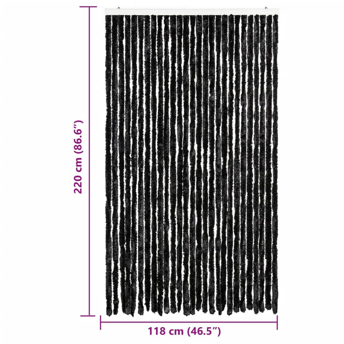 Perdea pentru insecte, antracit, 118 x 220 cm, Chenille - WALTI WALTI