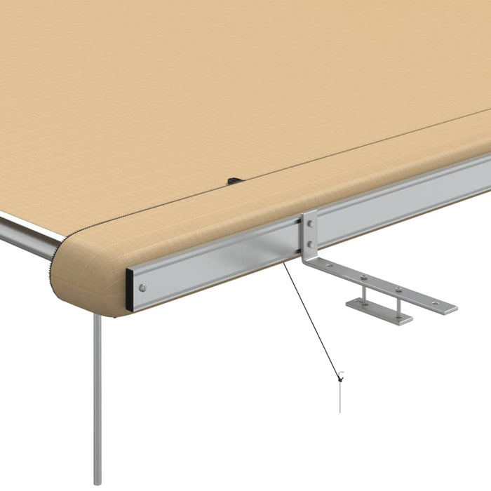 Copertină pentru camping & rulote, bej, 2,4x3x2,15 m - WALTI WALTI
