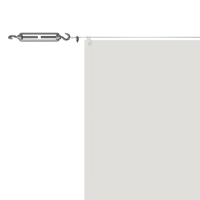 Copertină verticală, alb, 140x600 cm, țesătură Oxford WALTI