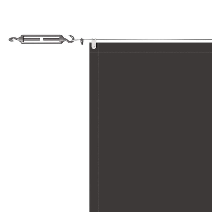 Copertină verticală, antracit, 100x1000 cm, țesătură Oxford WALTI