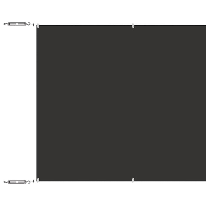 Copertină verticală, antracit, 140x600 cm, țesătură Oxford WALTI