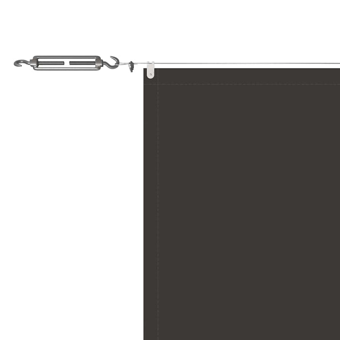 Copertină verticală, antracit, 140x800 cm, țesătură Oxford WALTI