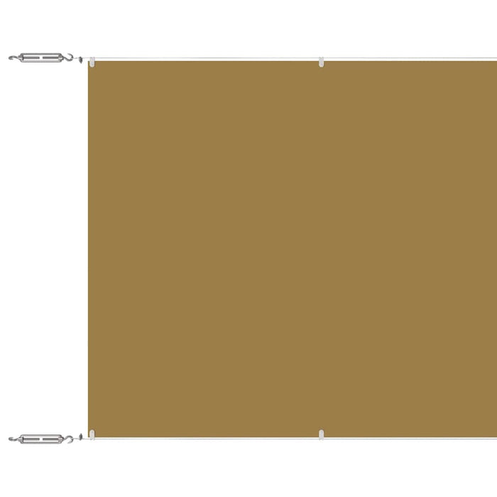 Copertină verticală, bej, 140x1000 cm, țesătură Oxford WALTI