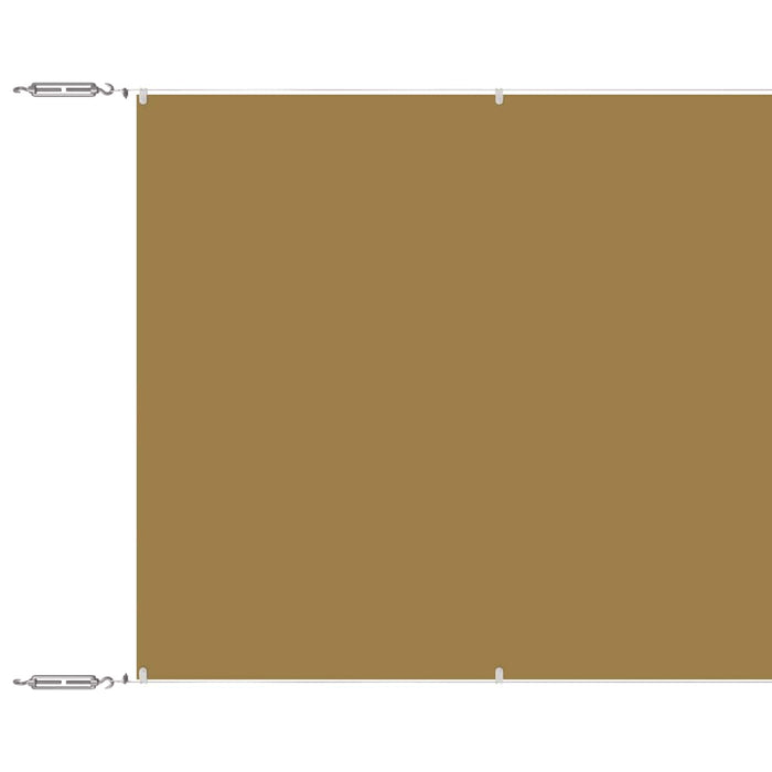 Copertină verticală, bej, 140x1200 cm, țesătură Oxford WALTI