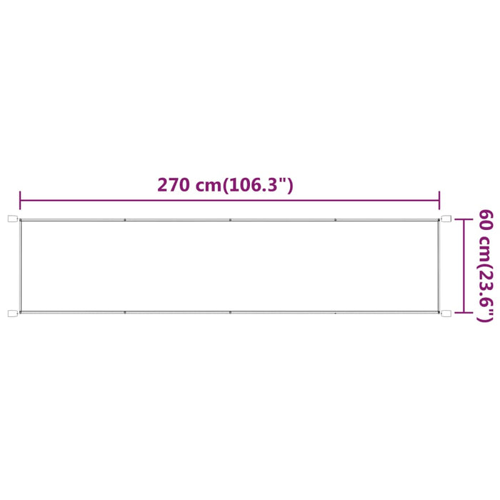 Copertină verticală, verde deschis, 60x270 cm, țesătură Oxford - WALTI WALTI