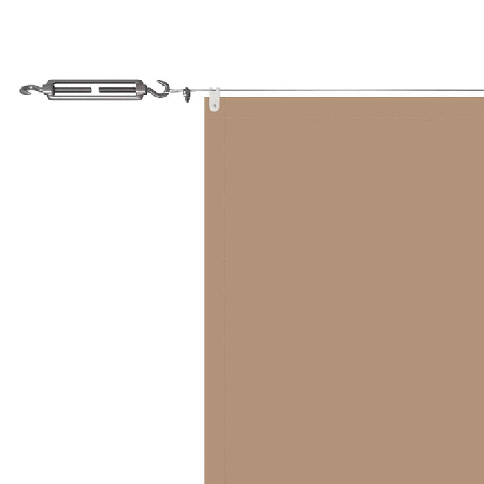Copertină verticală, gri taupe, 140x800 cm, țesătură oxford WALTI
