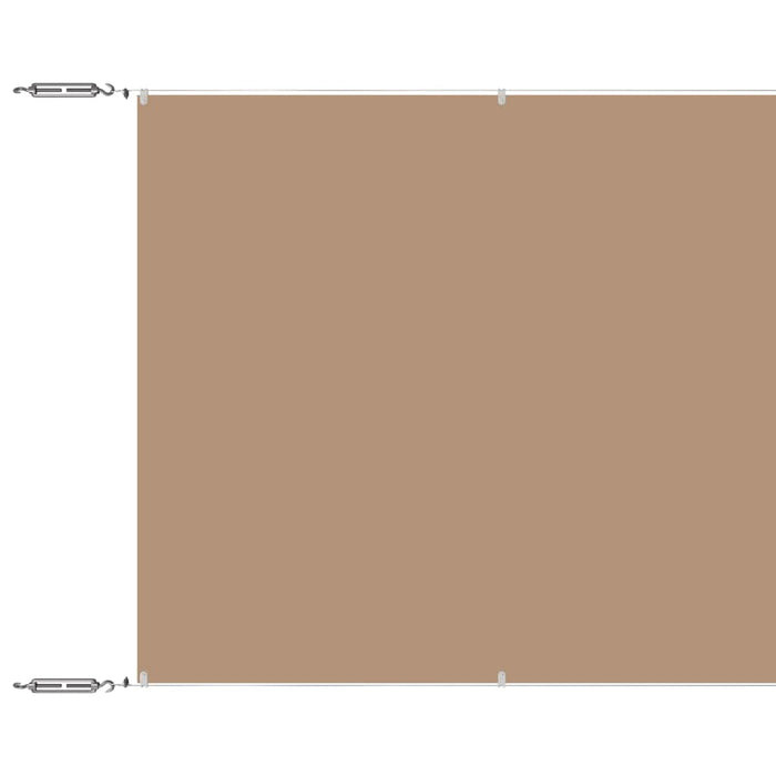 Copertină verticală, gri taupe, 180x1000 cm, țesătură oxford WALTI