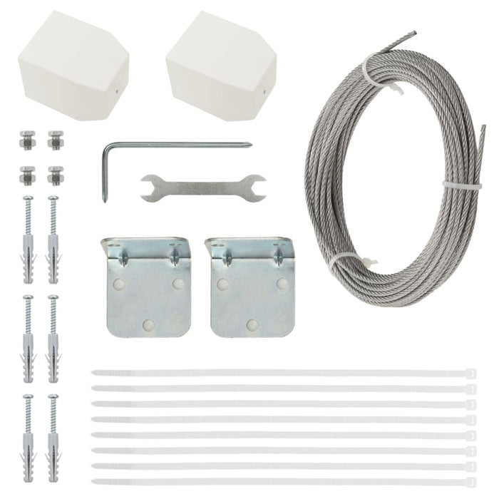 Paravan de balcon, albastru, 100 x 240 cm, țesătură oxford - WALTI WALTI