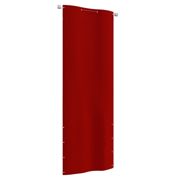 Paravan de balcon, roșu, 80 x 240 cm, țesătură oxford WALTI