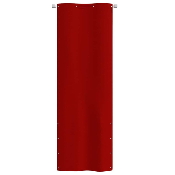 Paravan de balcon, roșu, 80 x 240 cm, țesătură oxford WALTI
