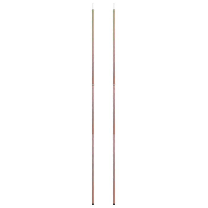 Stâlpi telescopici cort, 2 buc., lungime 170-255cm, oțel zincat - WALTI WALTI