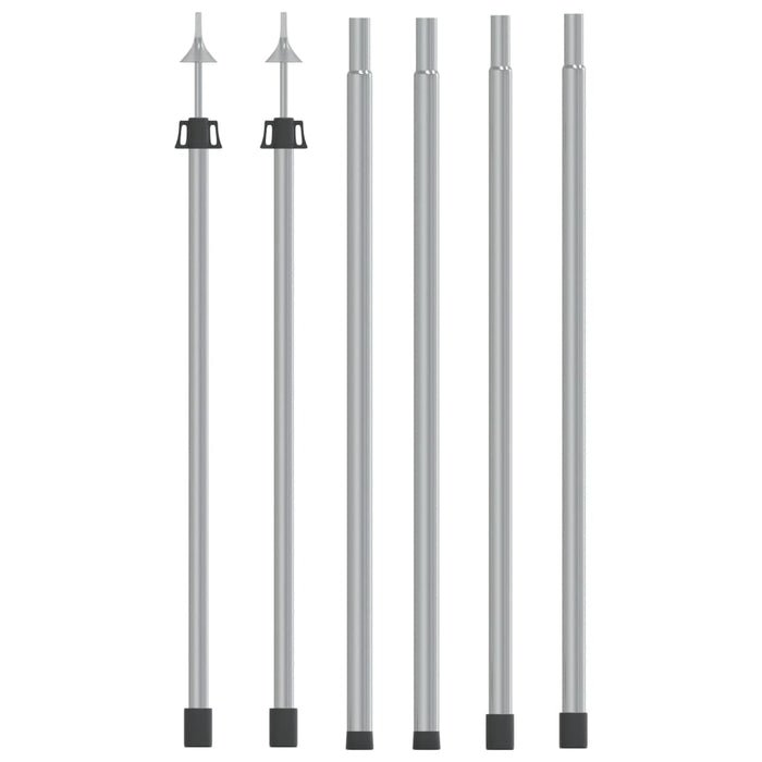 Stâlpi telescopici pentru prelată, 2 buc., 102-260 cm, aluminiu - WALTI WALTI