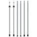 Stâlpi telescopici pentru prelată, 2 buc., 102-260 cm, aluminiu - WALTI WALTI