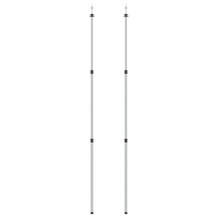 Stâlpi telescopici pentru prelată, 2 buc., 102-260 cm, aluminiu - WALTI WALTI