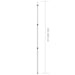 Stâlpi telescopici pentru prelată, 2 buc., 102-260 cm, aluminiu - WALTI WALTI