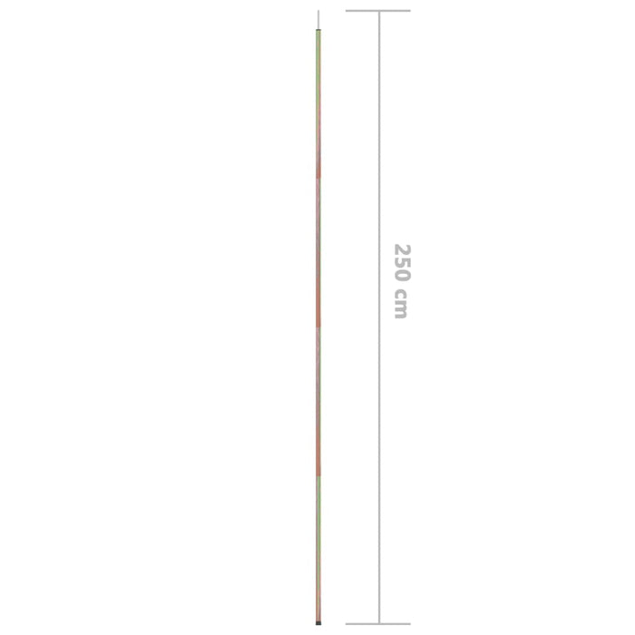 Stâlp pentru parasolar, 250 cm, oțel zincat - WALTI WALTI
