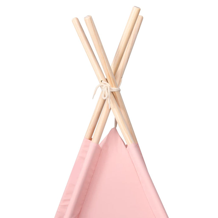 Cort de copii teepee cu geantă, roz, 120x120x150 cm, piersică - WALTI WALTI