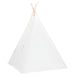 Cort de copii teepee cu geantă piersică, alb, 120x120x150 cm, - WALTI WALTI