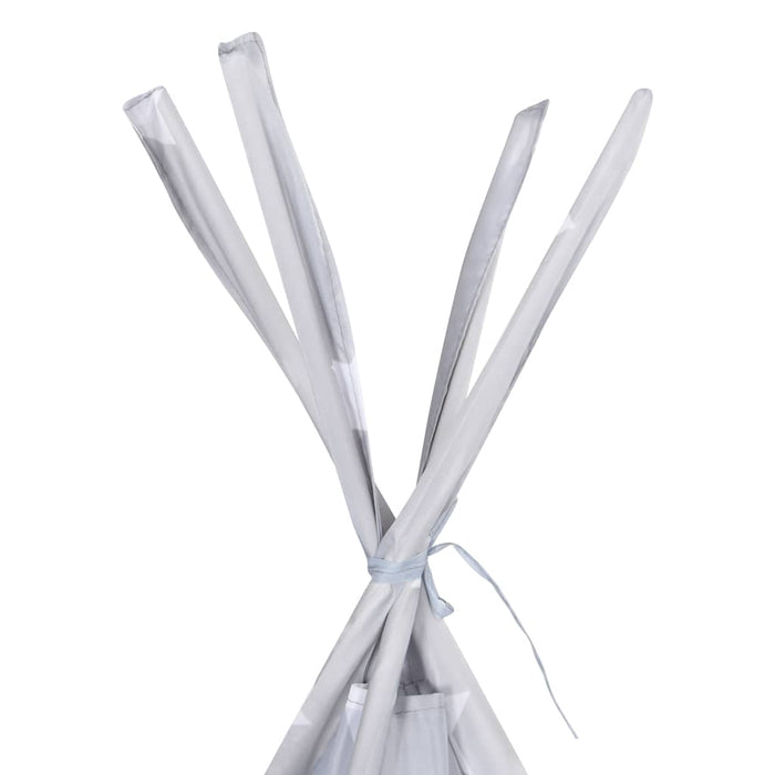 Cort de copii teepee cu geantă, gri, 115x115x160 cm, poliester - WALTI WALTI