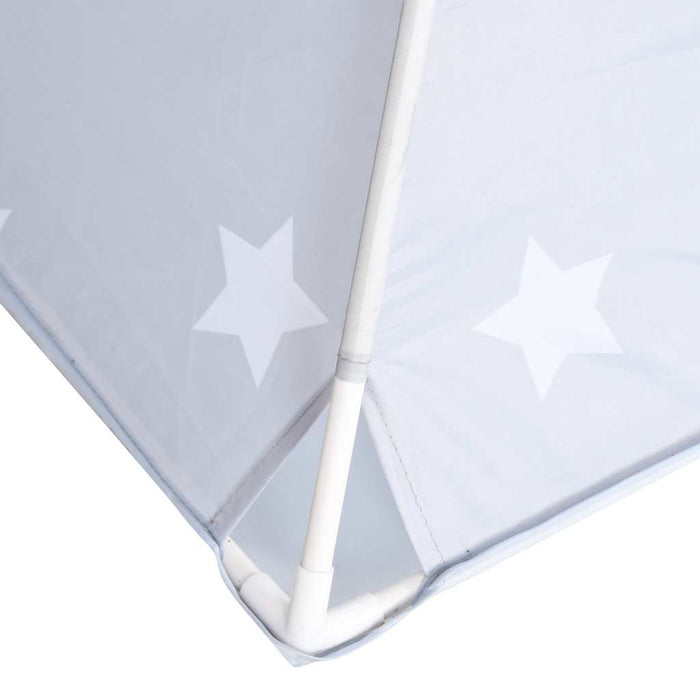 Cort de copii teepee cu geantă, gri, 115x115x160 cm, poliester - WALTI WALTI