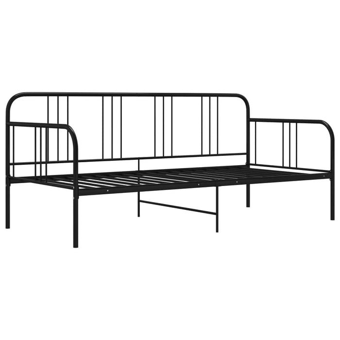 Cadru de pat canapea, negru, 90 x 200 cm, metal - WALTI WALTI