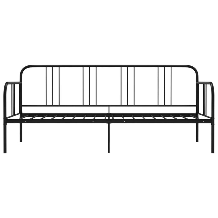 Cadru de pat canapea, negru, 90 x 200 cm, metal - WALTI WALTI