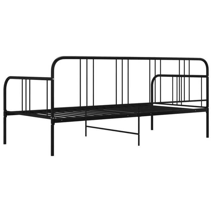 Cadru de pat canapea, negru, 90 x 200 cm, metal - WALTI WALTI