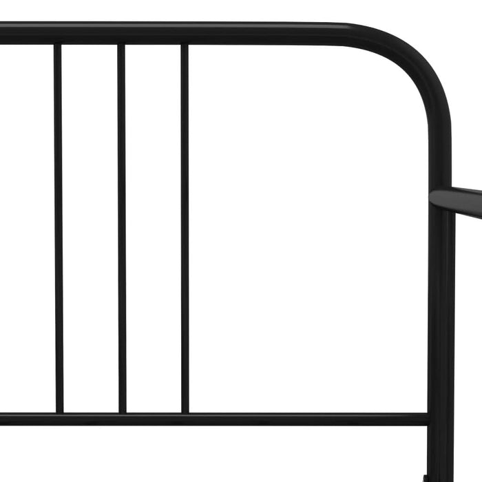Cadru de pat canapea, negru, 90 x 200 cm, metal - WALTI WALTI